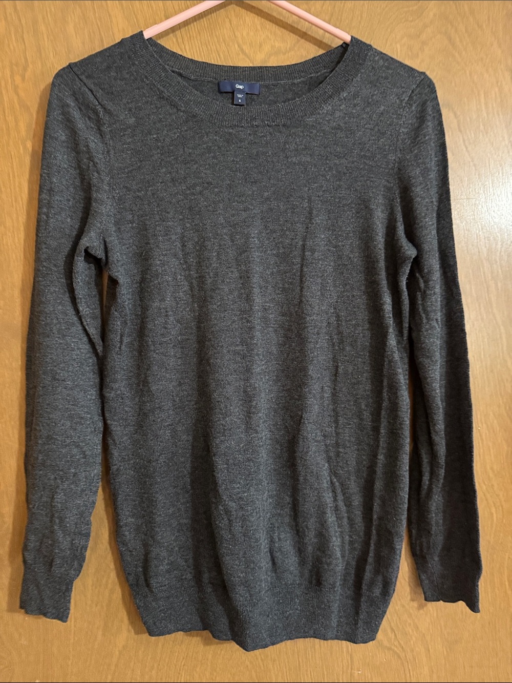 GAP Charcoal Crewneck Knit Sweater